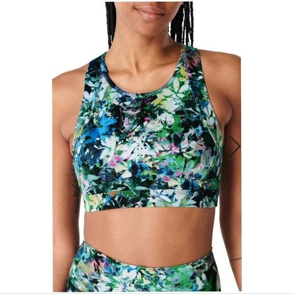 Nwtg Sweaty Betty Super Sculpt Floral Bra Size: M